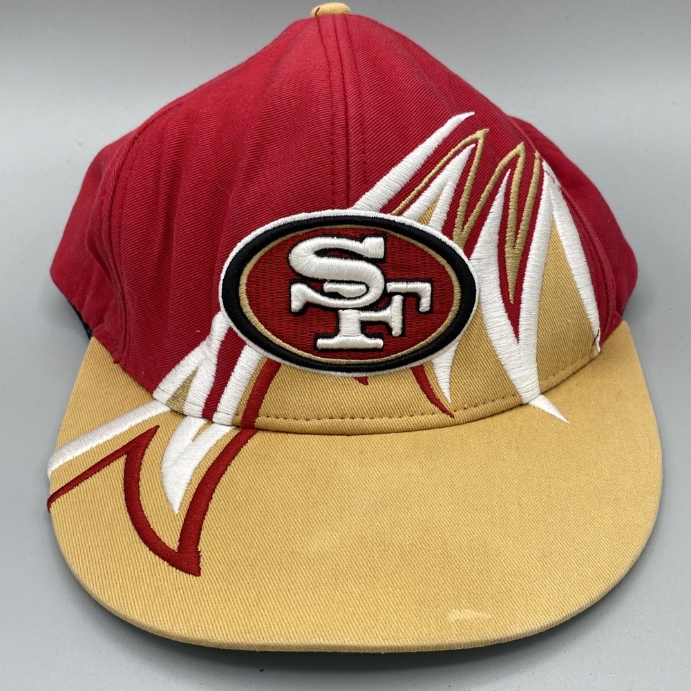 Vintage NFL Team Apparel San Francisco 49ers Hat Men OS Red Sharktooth Snapback